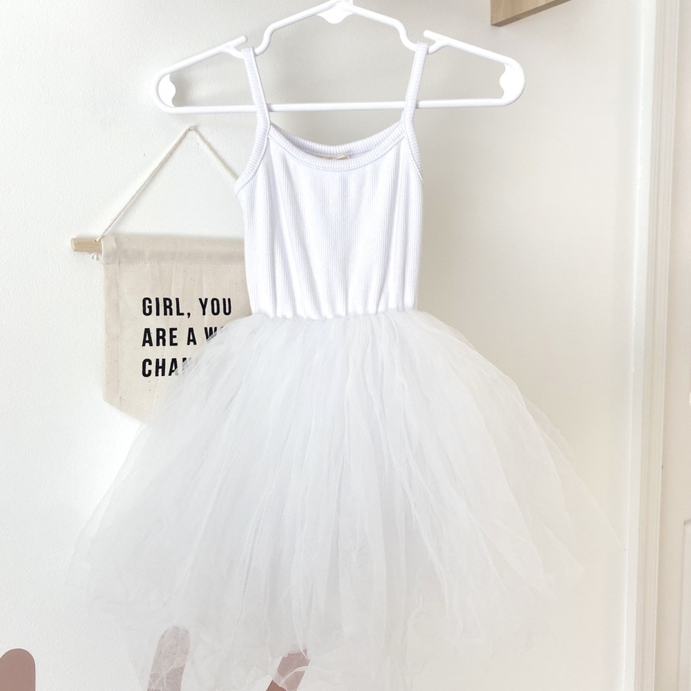 White Ballerina Tutu Dress